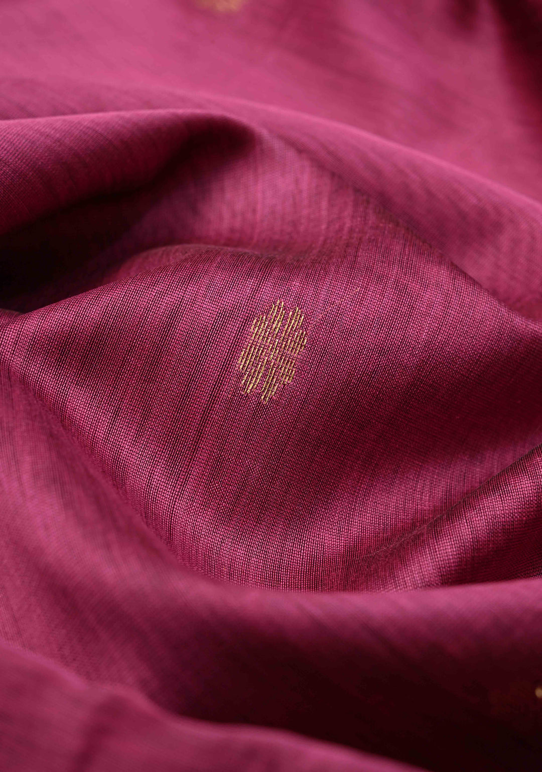 Pink Maheshwari Pure Silk Saree with Chunri Buttis and Zari Border | SILK MARK CERTIFIED