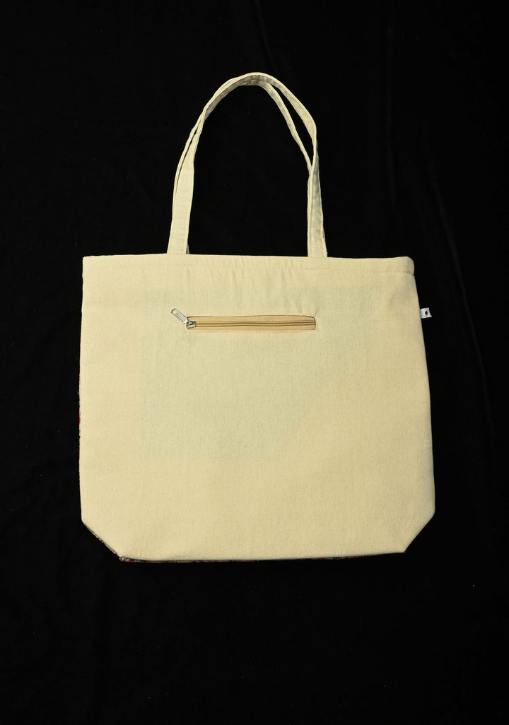 African Lady Handpainted Handmade Jute Bag