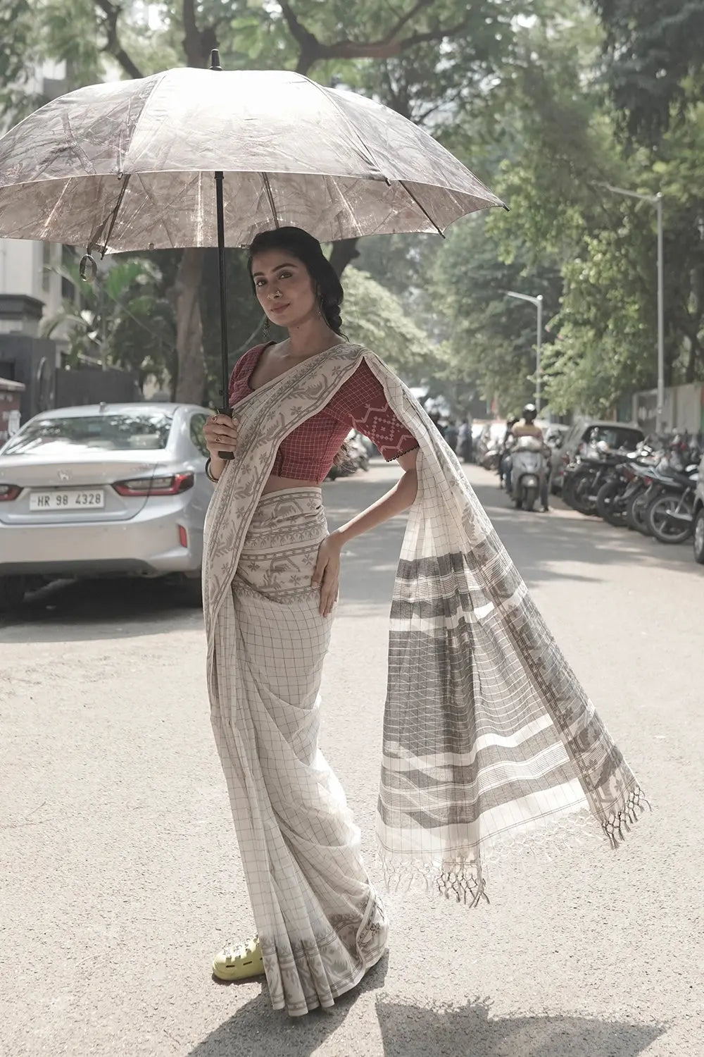 Ragini Jamdani Blouse | SHOBITAM