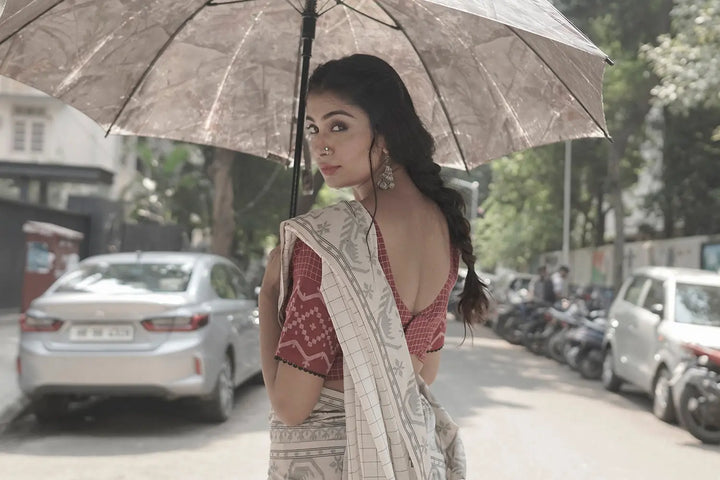 Ragini Jamdani Blouse | SHOBITAM