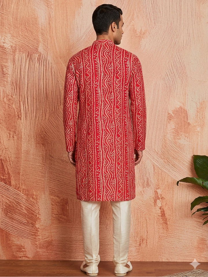 Men's Tyohaar Cotton Kurta Set | SHOBITAM