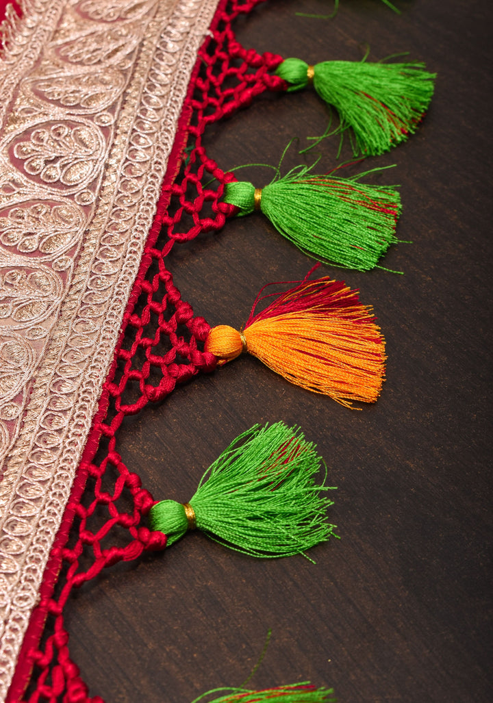 Exquisite Elephant design pure Silk Ikkat saree with gottapatti and light embellishments | SILK MARK CERTIFIED