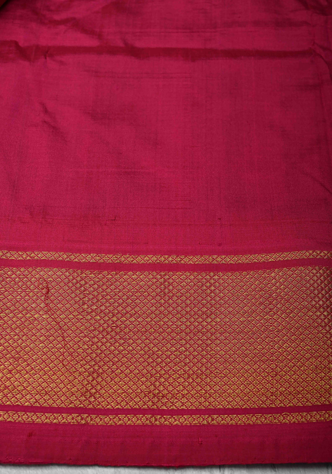 Ananda Blue Pochampally Ikkat Pure Silk Saree with Intricate Geometric Jaal weave and Contrast Zari Border | SILK MARK CERTIFIED