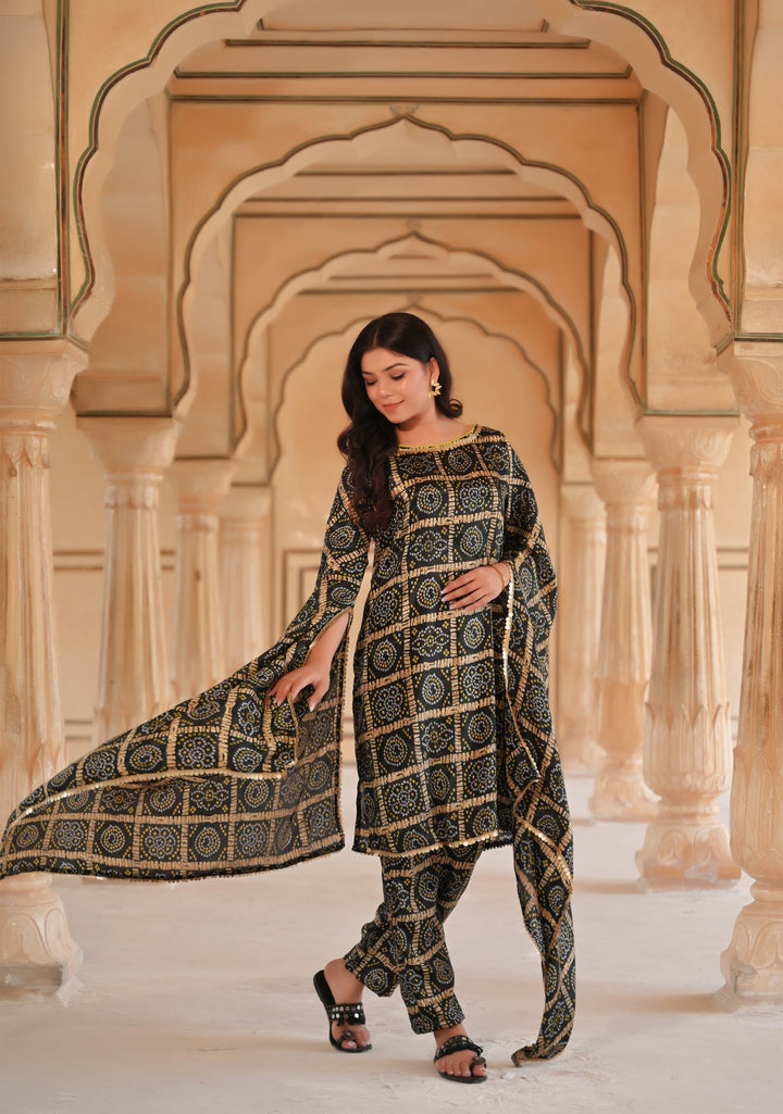 Raina Cape Kurta Pant 2 piece set, Made to Order