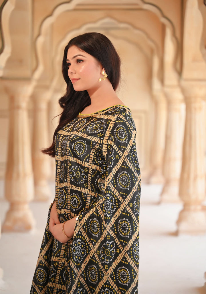 Raina Cape Kurta Pant 2 piece set, Made to Order