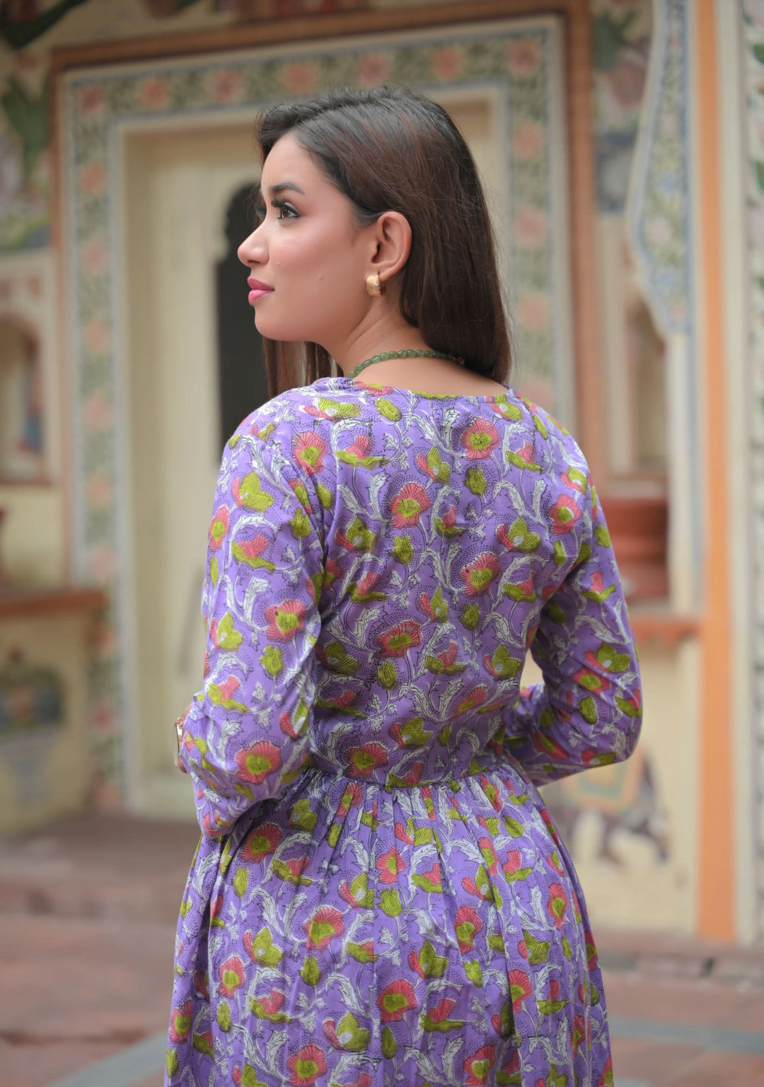Zoya Lilac 3 Piece Suit with mulmul Dupatta| Made To Order