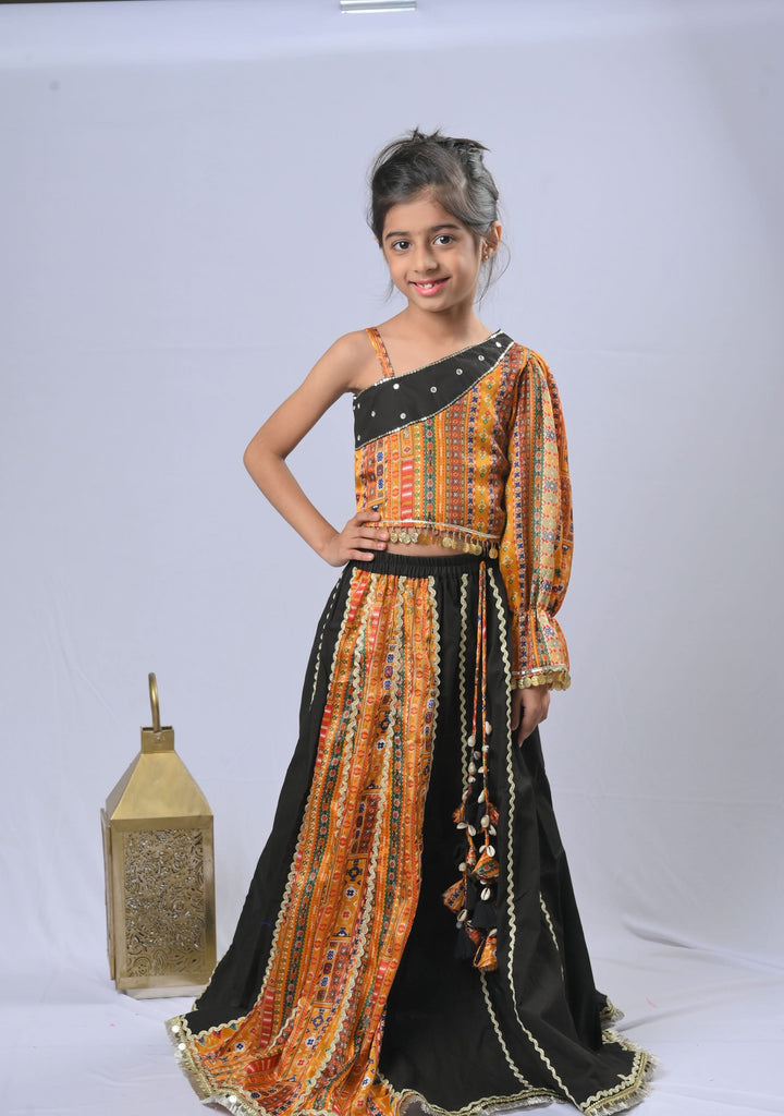 Garba Delight Top & Skirt | Made To Order