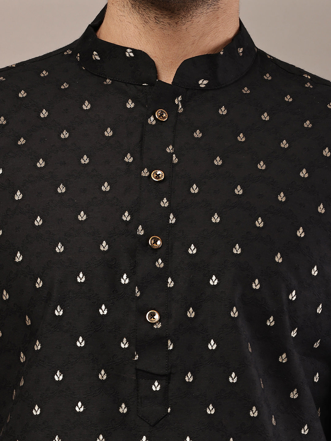 Men's Gerua Cotton Kurta Set | SHOBITAM