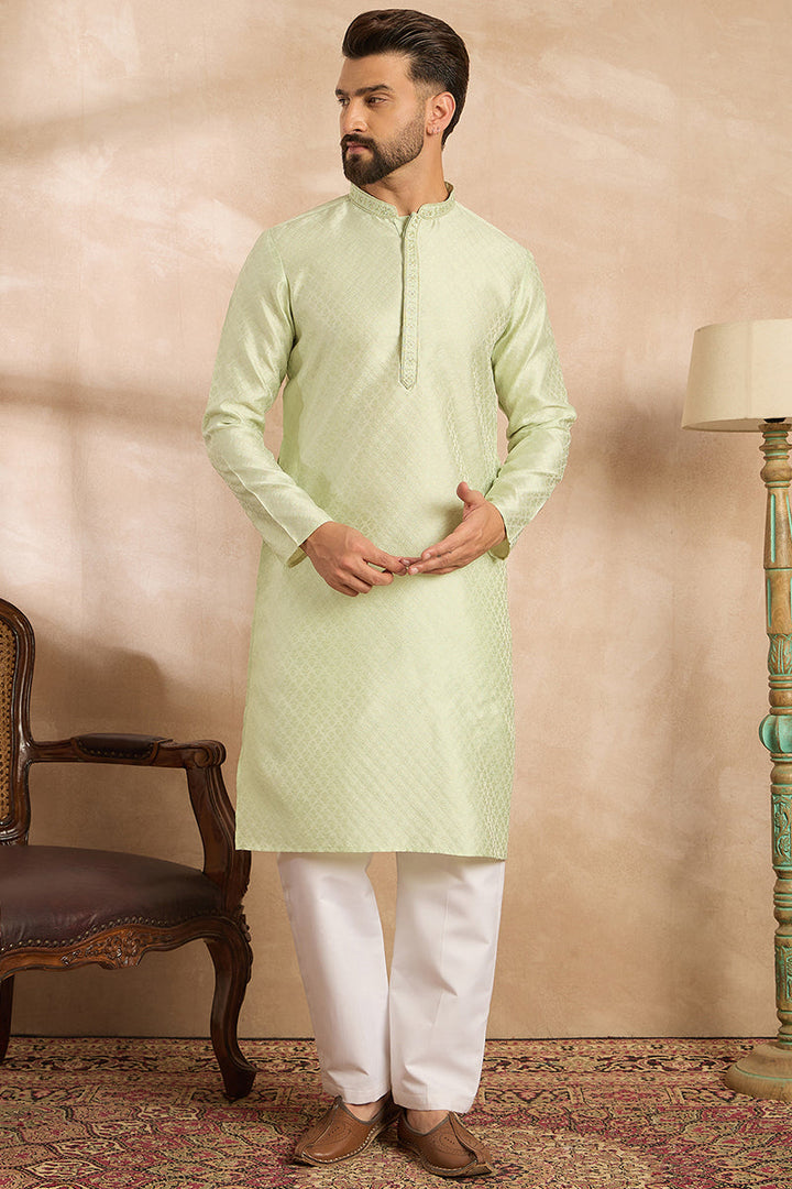 Teal Polyester Solid Embroidered Straight Kurta | SHOBITAM