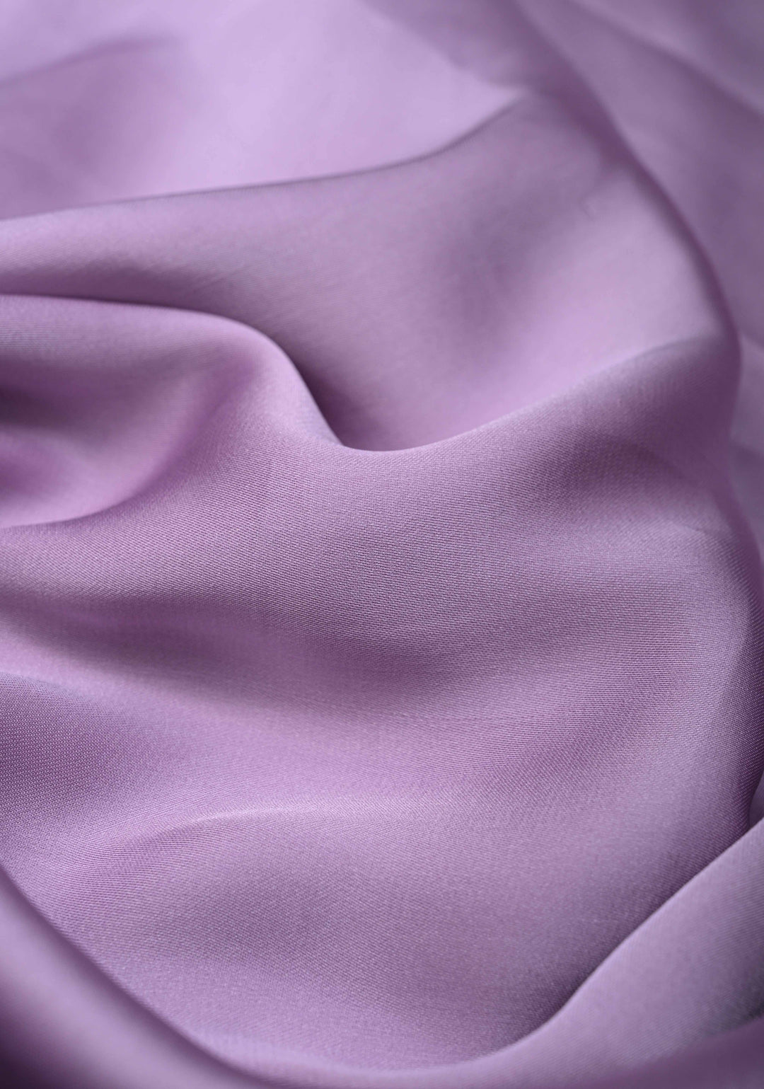 Lavender Satin Saree with Stone work Scallop border