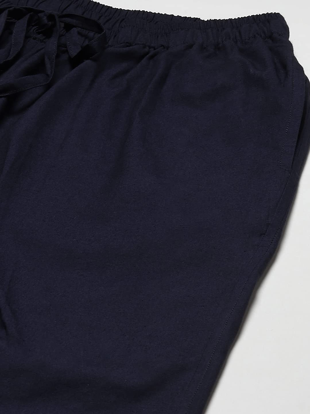 Men Navy Solid Pyjamas, two side pockets  | SHOBITAM