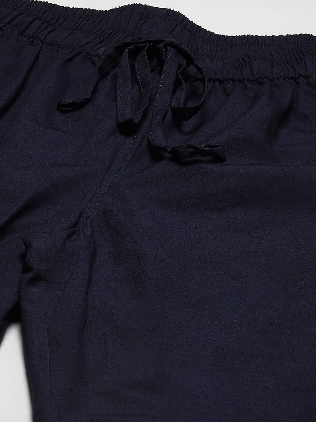 Men Navy Solid Pyjamas, two side pockets  | SHOBITAM