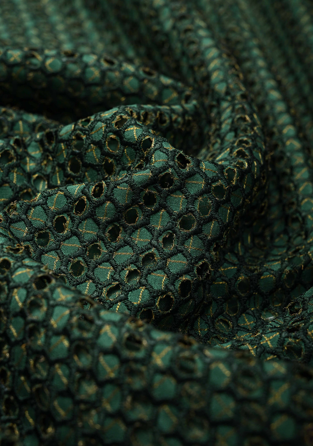 Green Handpainted Pen Kalamkari on Pure Mysore Silk Saree with Cutwork, Zari Checks and Patli Pallu | SILK MARK CERTIFIED