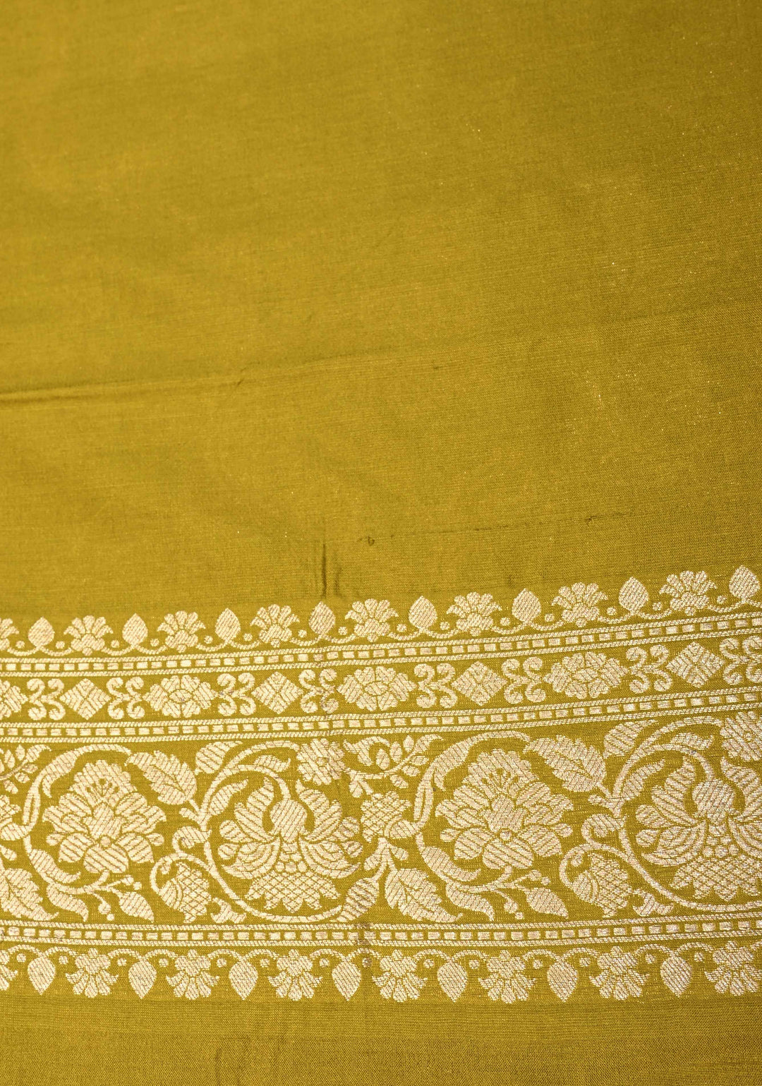 Mint Green Pure Benaras Silk Saree Heena With Meenakari Floral Jaal and Zari Border| SILK MARK CERTIFIED