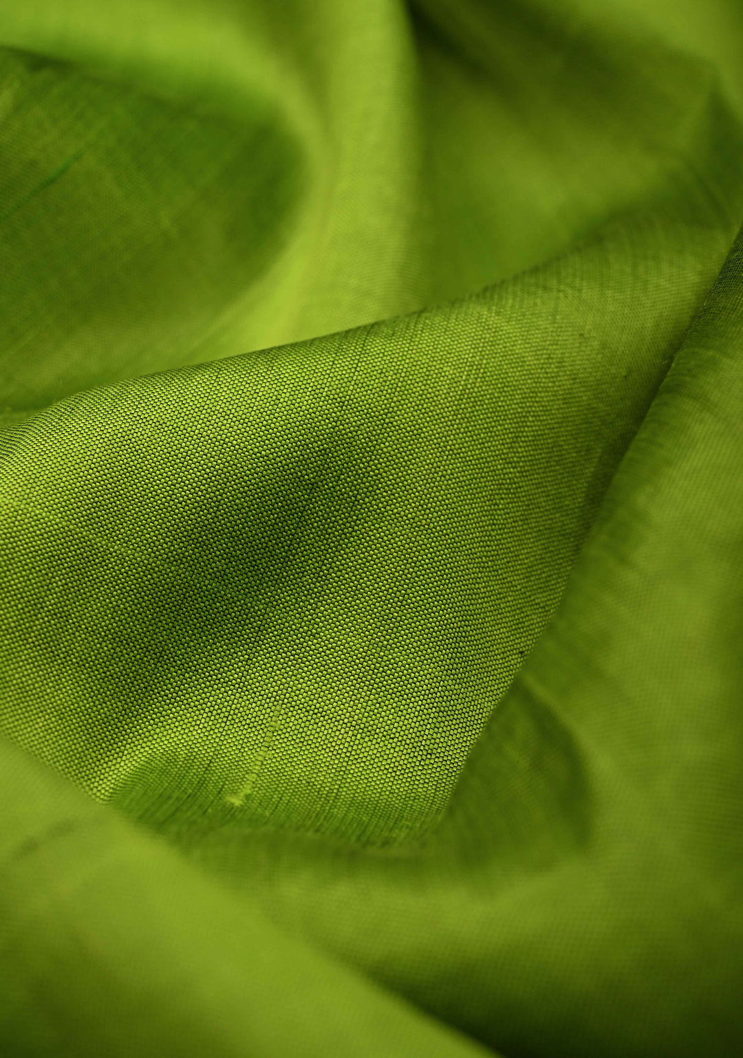 Parrot Green Odisha Ikkat Silk Khandua Saree with Contrast Ganga Jamuna Border, No Blouse Piece | SILK MARK CERTIFIED