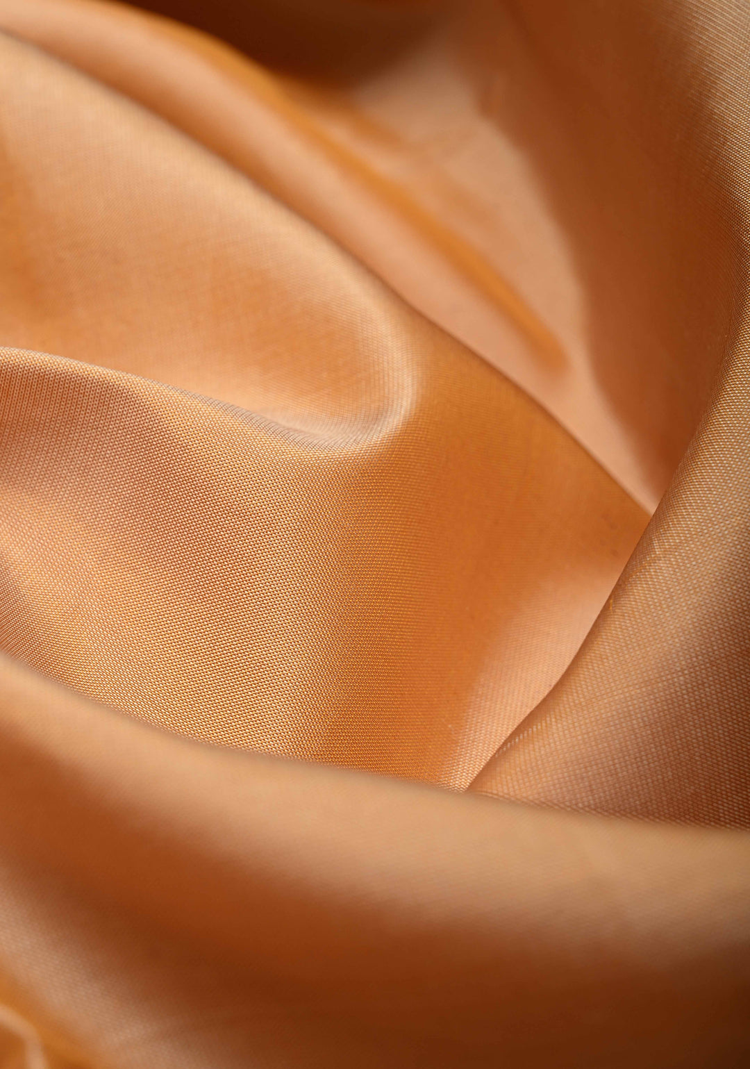 Sandal Kanjivaram Soft Silk Handloom Saree with Minimal Zari Border and Black Pallu | SILK MARK CERTIFIED