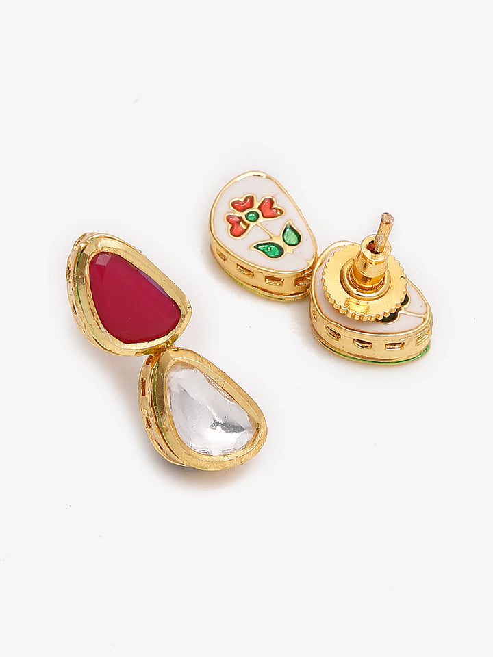 Multi Kundan Choker with Earrings | SHOBITAM