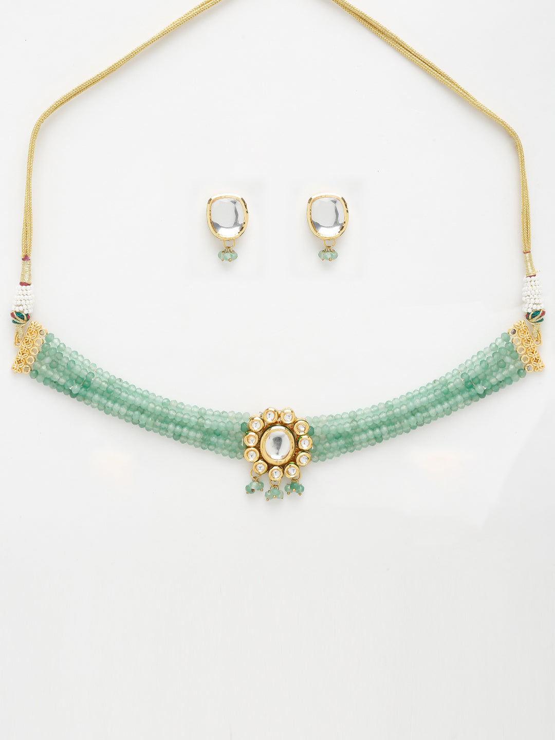 Kundan Choker with Studs | SHOBITAM