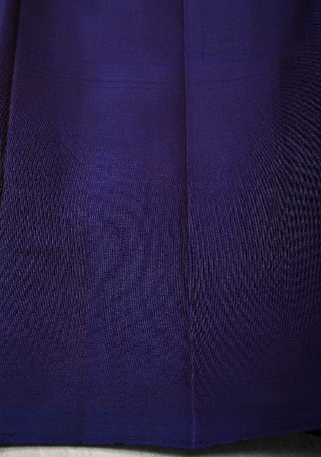 Dark Teal Pure Kanjivaram Silk Handloom Saree with Vairaoosi Zari Stripes and Distinct Floral Motofs on Contrast Border  | SILK MARK CERTIFIED