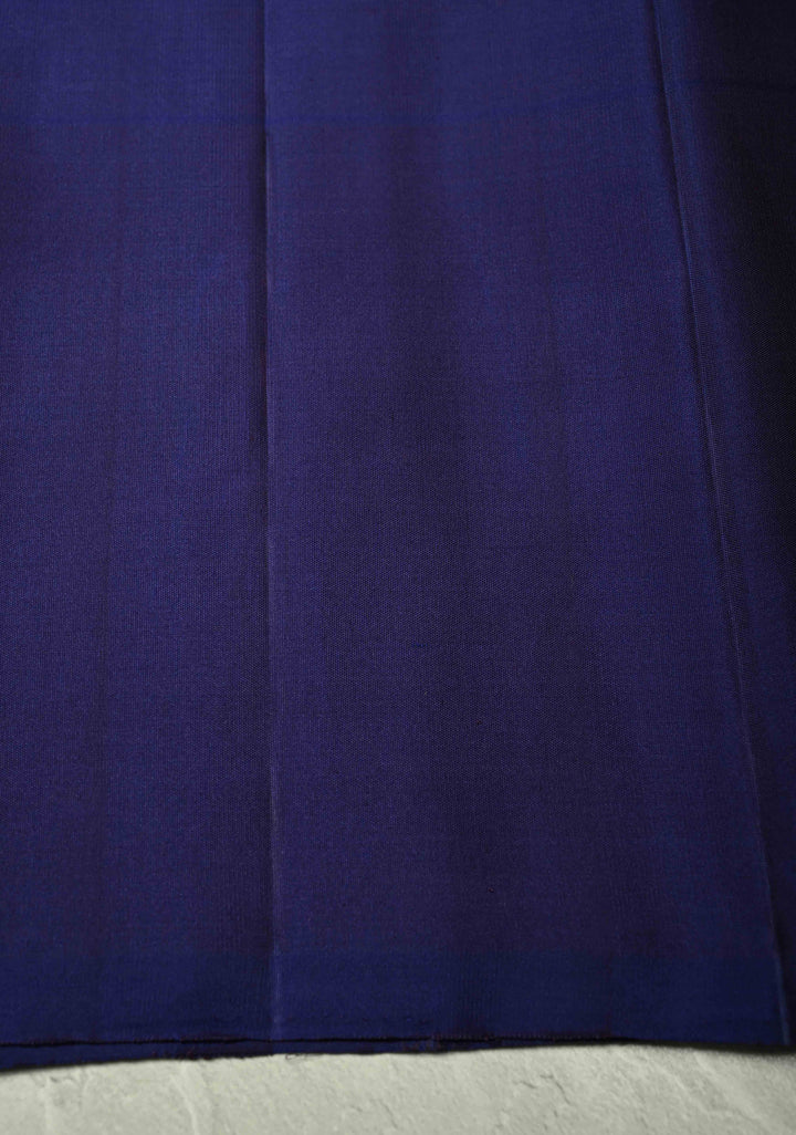 Dusty Rose Pure Kanjivaram Silk Handloom Saree with Vairaoosi Zari Stripes and Distinct Floral Motifs on Contrast Border  | SILK MARK CERTIFIED