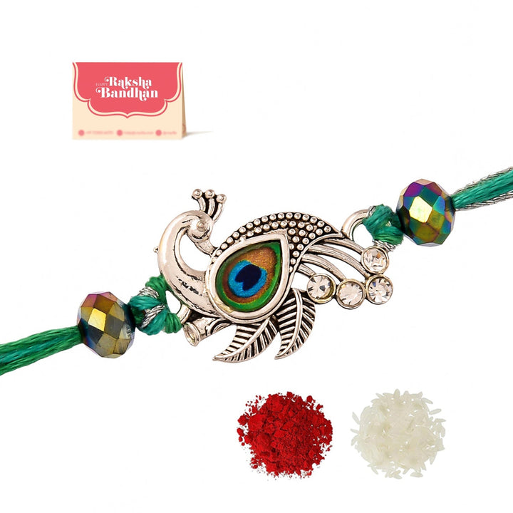 Lord Krishna Motifs Divine Thread Rakhi For Brother  | SHOBITAM