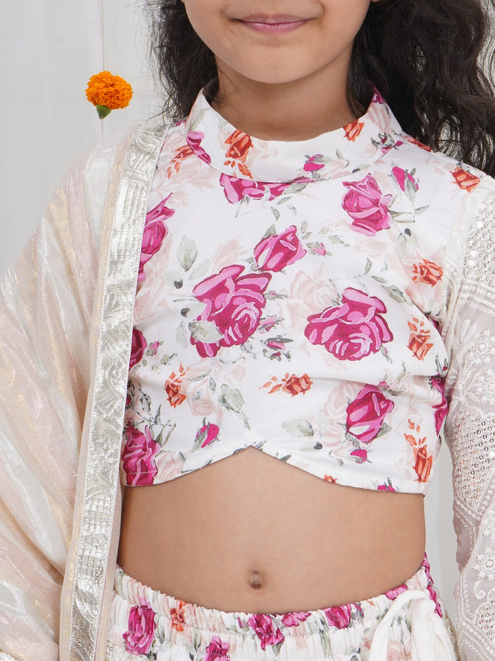 Girls Royal Rose Gulabo Lehenga Set | SHOBITAM