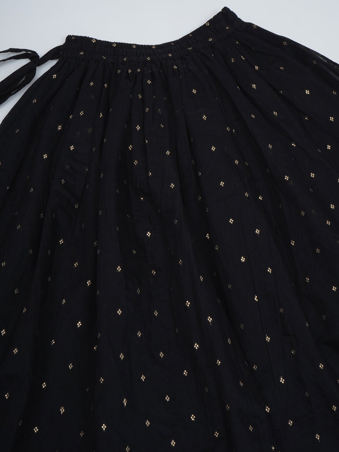 Girls Black Pink Kids Lehenga Set with Rose Tussels | SHOBITAM