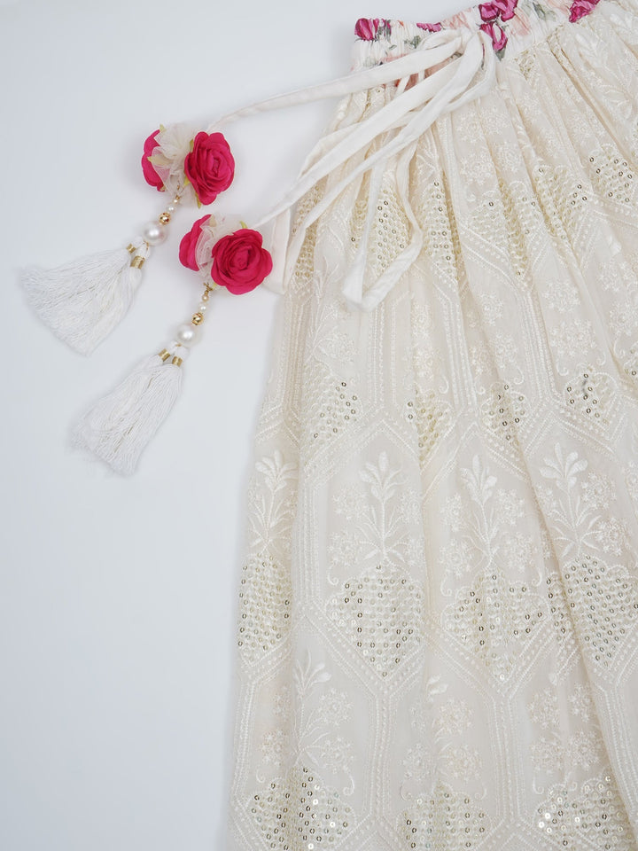 Girls Royal Rose Gulabo Lehenga Set | SHOBITAM