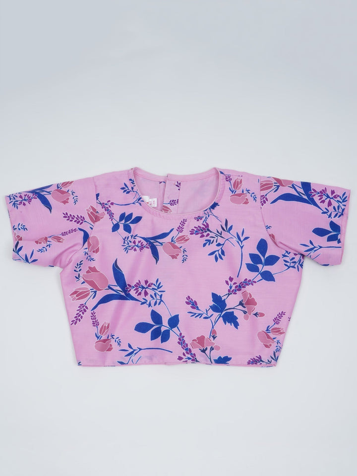 Girls Lavender Tulip Lehenga Choli Set | SHOBITAM