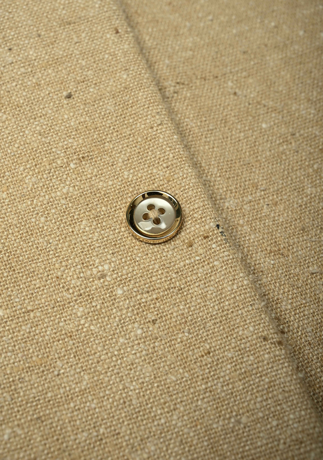 Size 40 : Kora Color Men's Jute Silk Nehru Jacket / Waistcoat