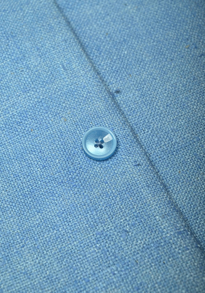 Size  : Men's Pastel Blue Jute Silk Nehru Jacket / Waistcoat