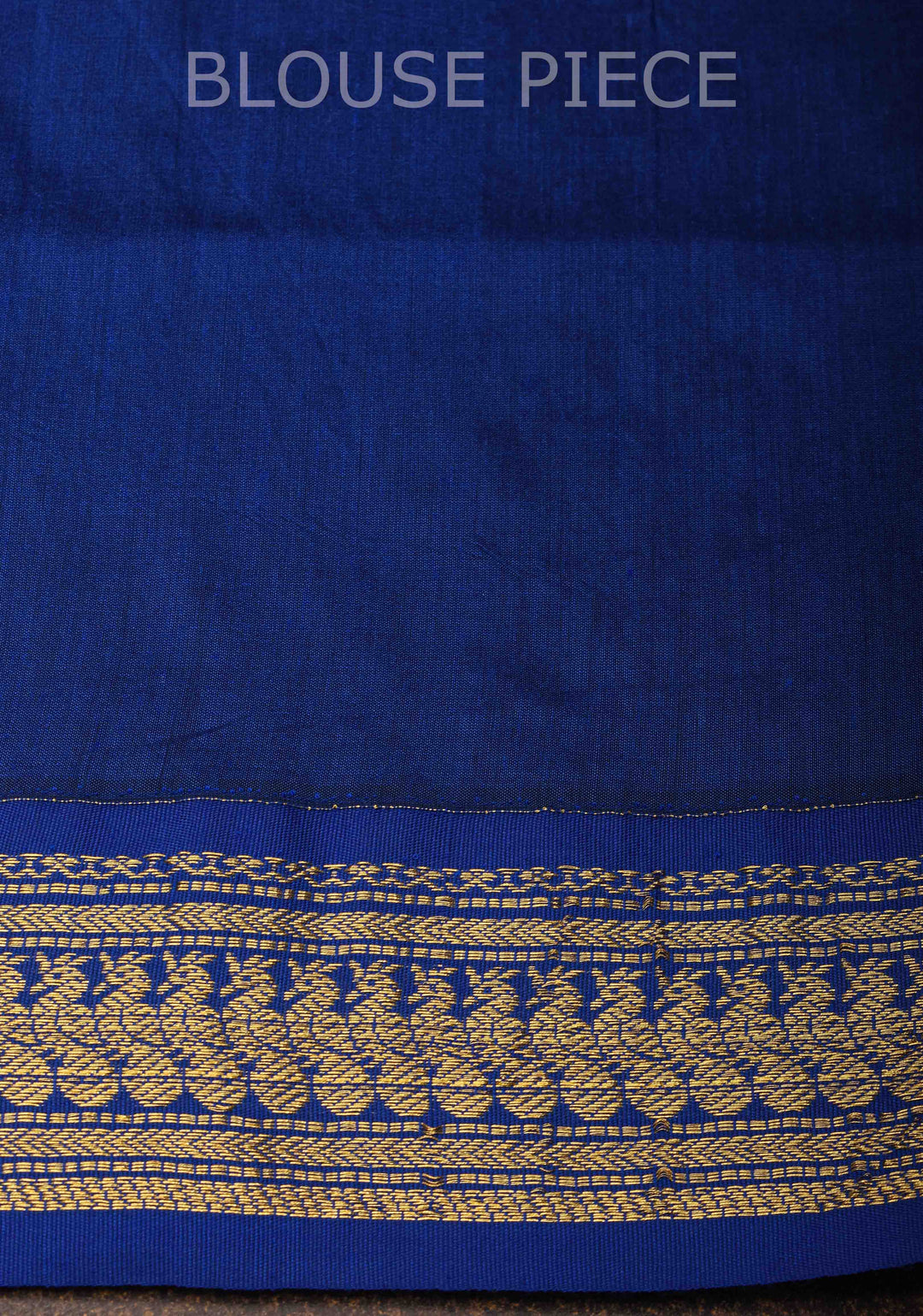 Magenta Venkatagiri Cotton Silk Saree with Contrast Zari Border