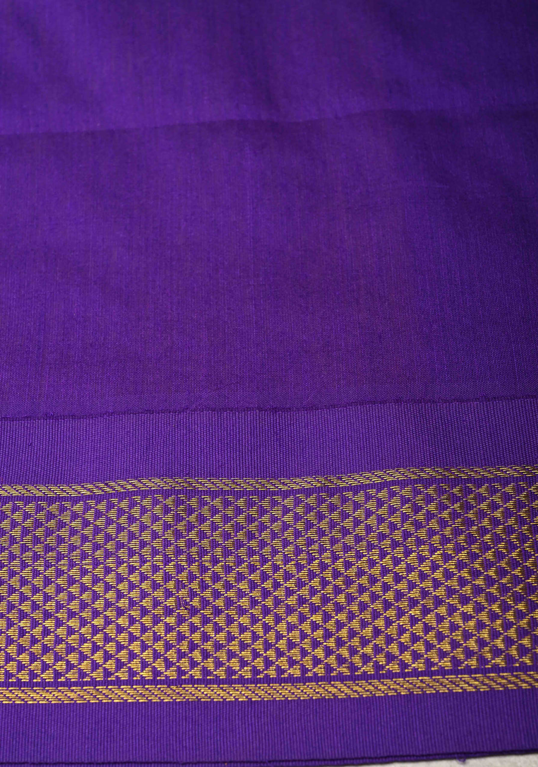 Henna Green Venkatagiri Cotton Silk Saree with Contrast Zari Border