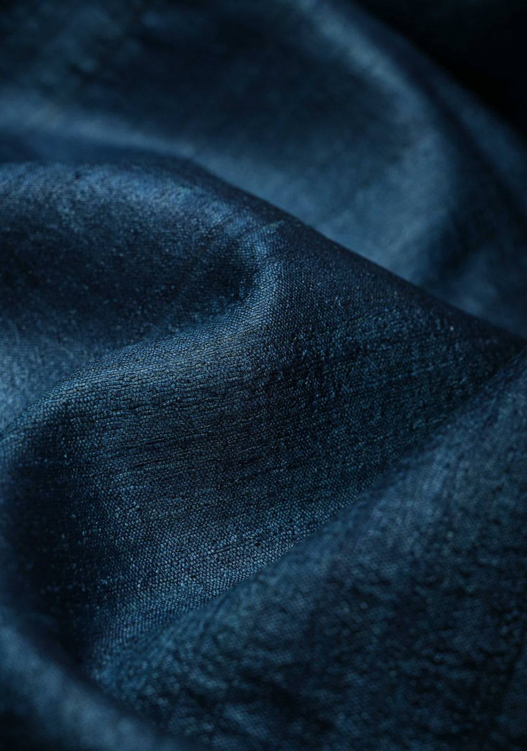 Dupatta : Blue Tussar Silk Hand Painted Madhubani Dupatta| SILK MARK CERTIFIED