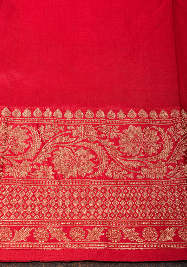 Gray Pure Tussar Silk Banarasi Saree with Antique Zari Kadhuwa Weaving | SILK MARK CERTIFIED