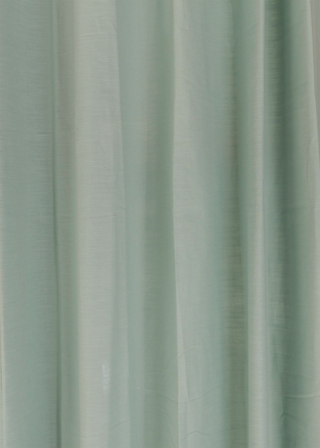 Solid Nile Blue 100% cotton plain curtain for bedroom - Light Reduction - Single Piece | SHOBITAM