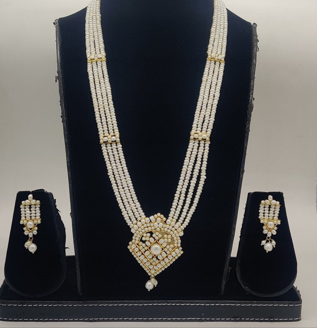 Eternal Heritage Pearl Bridal Fancy Pendent Set