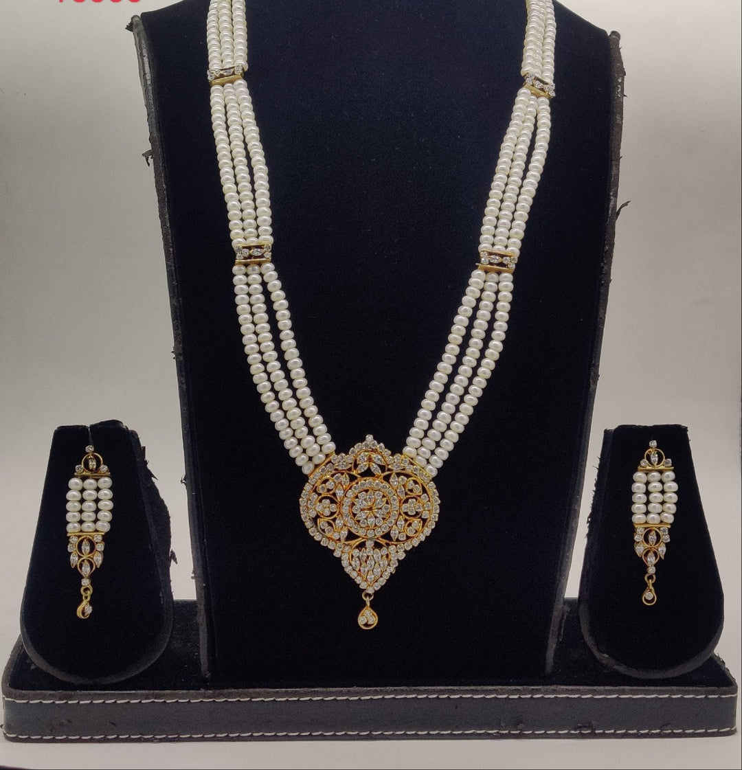 Celestial Charm Pearl Fancy Pendent Set | SHOBITAM