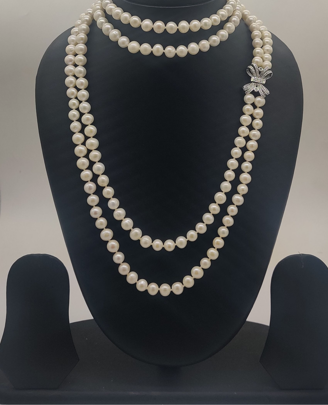 Diamond Bow Grace Fancy Necklace | SHOBITAM