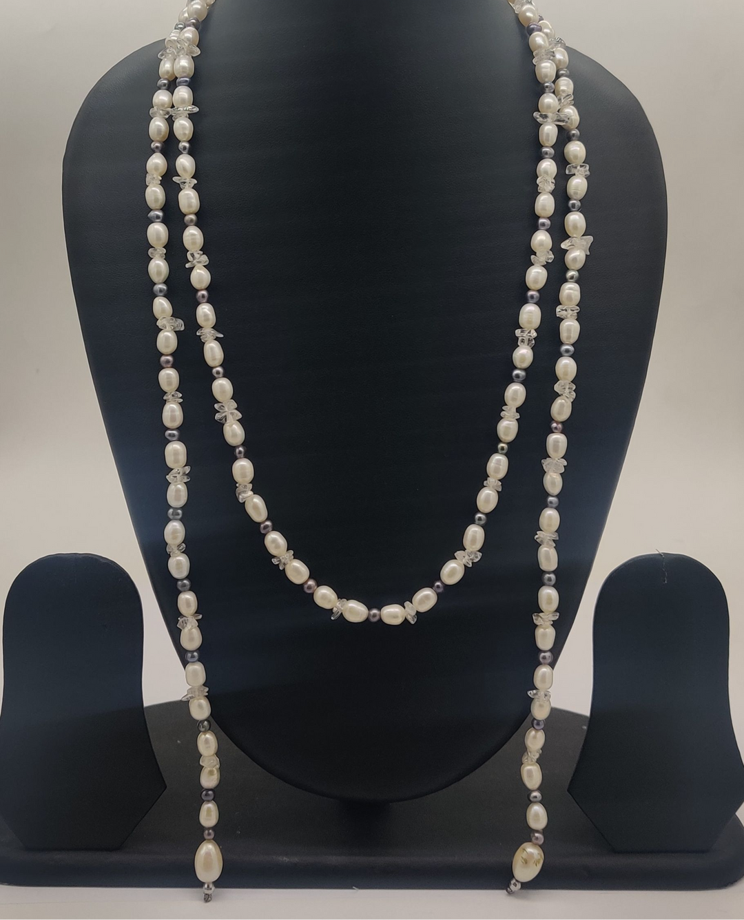 Snowfall Twilight Drape Fancy Necklace | SHOBITAM