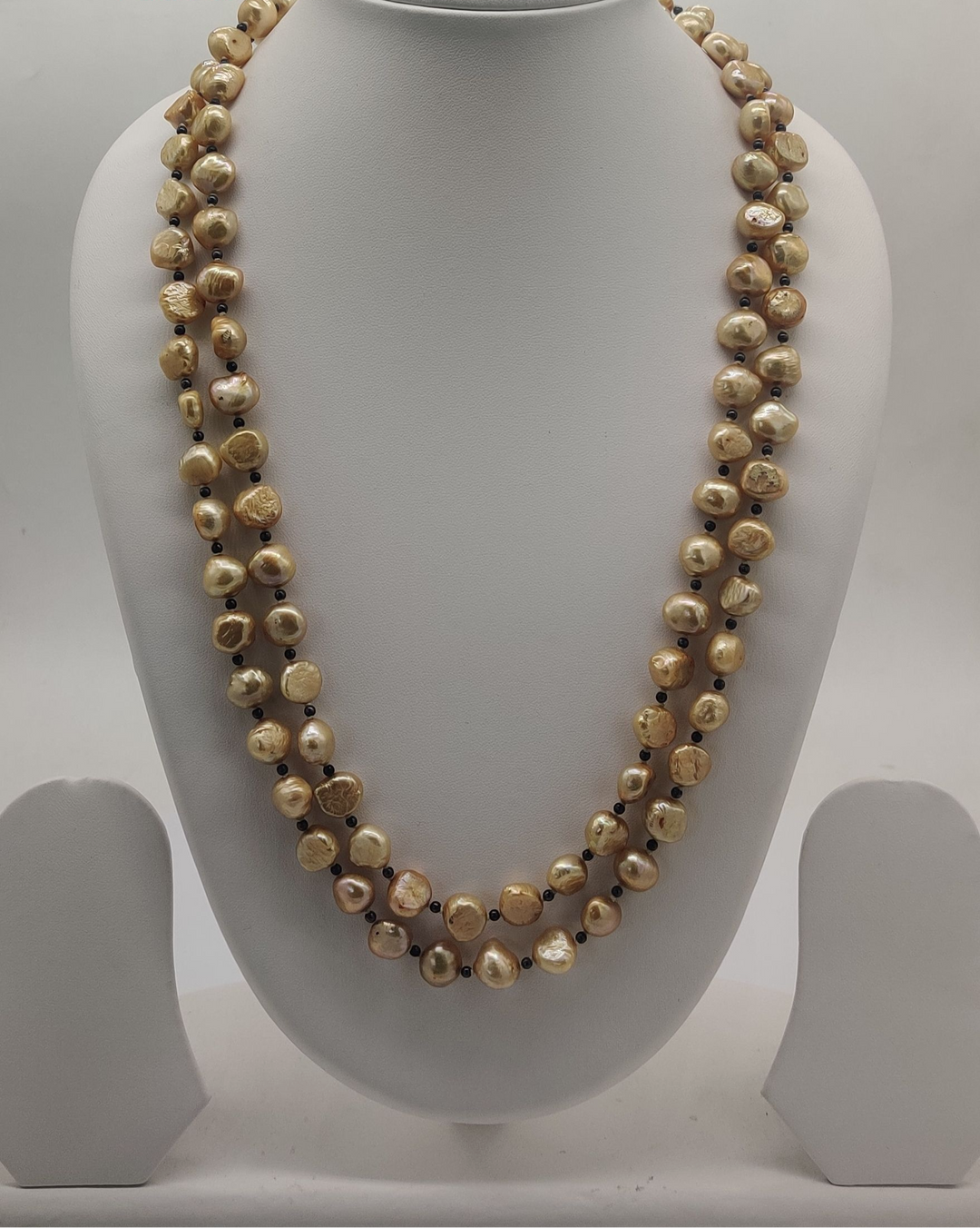 Golden Twilight Freshwater Fancy Necklace | SHOBITAM