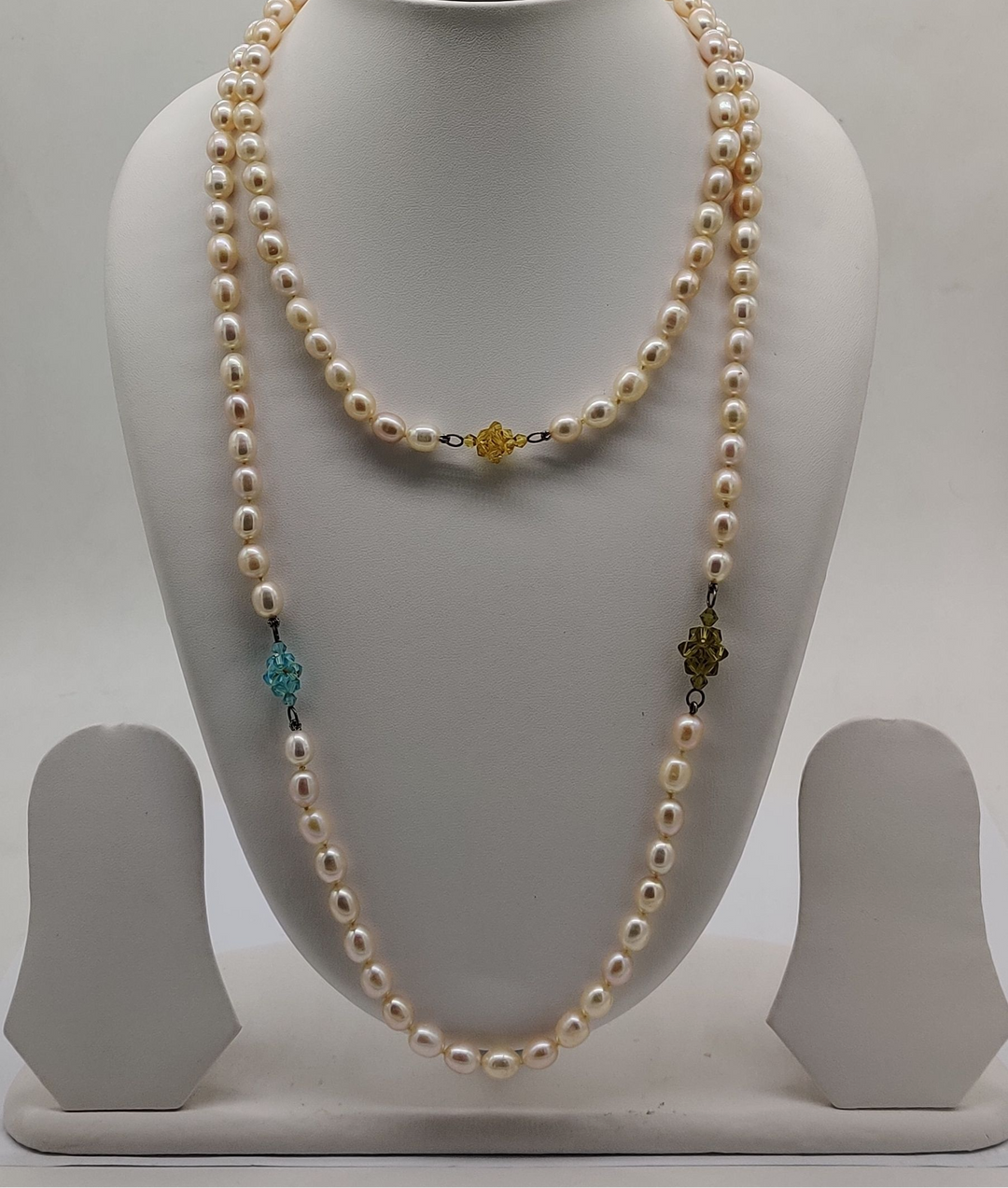 Charm Bloom Pearl Strings Fancy Necklace | SHOBITAM