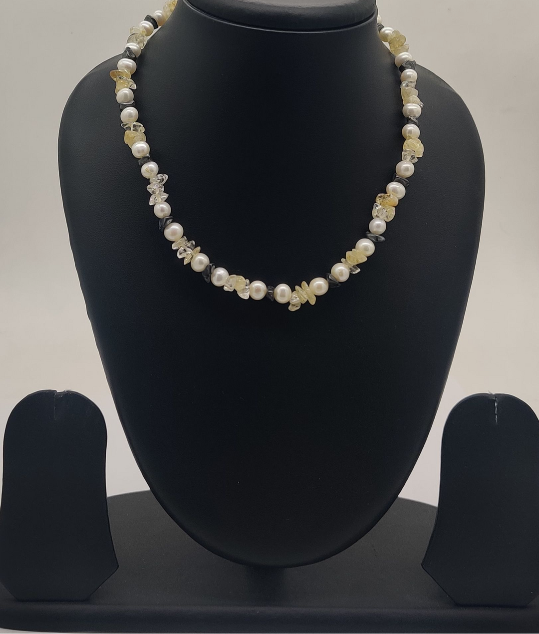 Pearl Mirage Layers Fancy Necklace | SHOBITAM