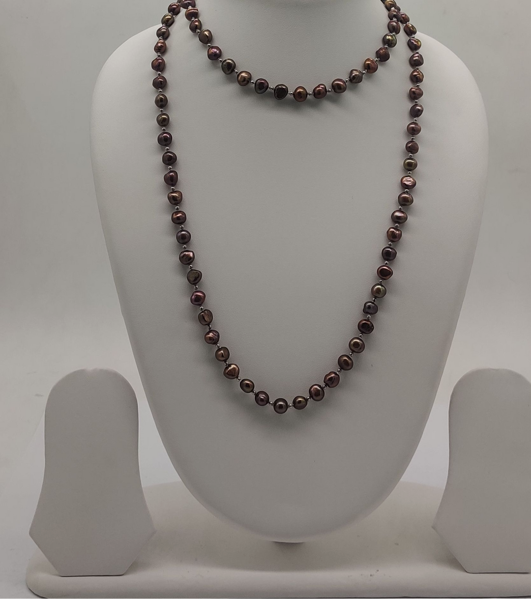 Noir Glow Elegance Fancy Necklace | SHOBITAM