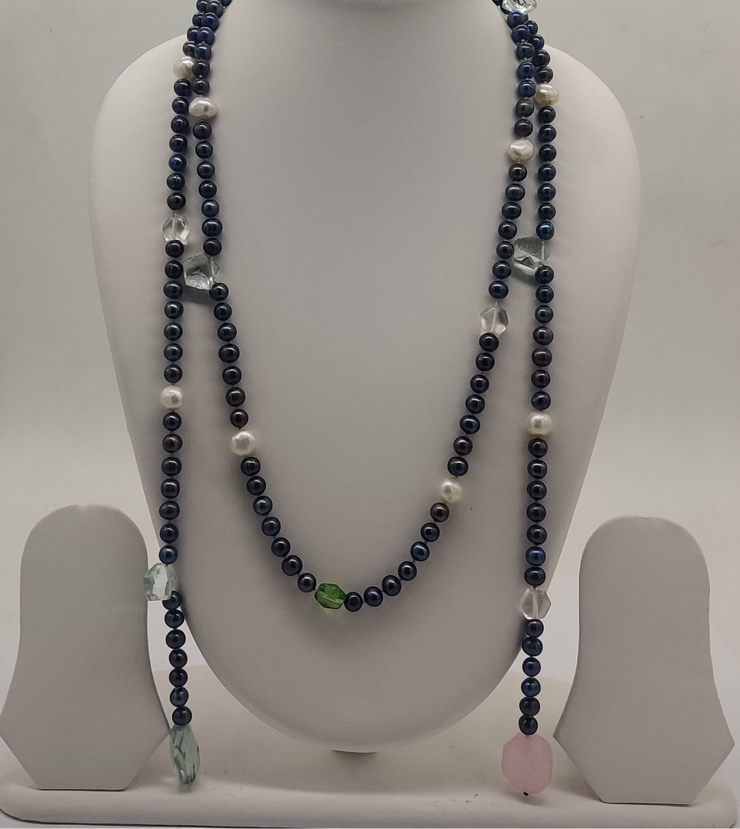 Midnight Bloom Strand Fancy Necklace | SHOBITAM