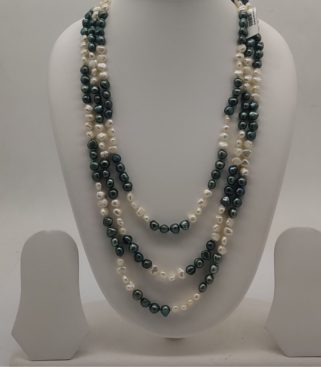 Eclipse Glow Pearl Layers Fancy Necklace | SHOBITAM