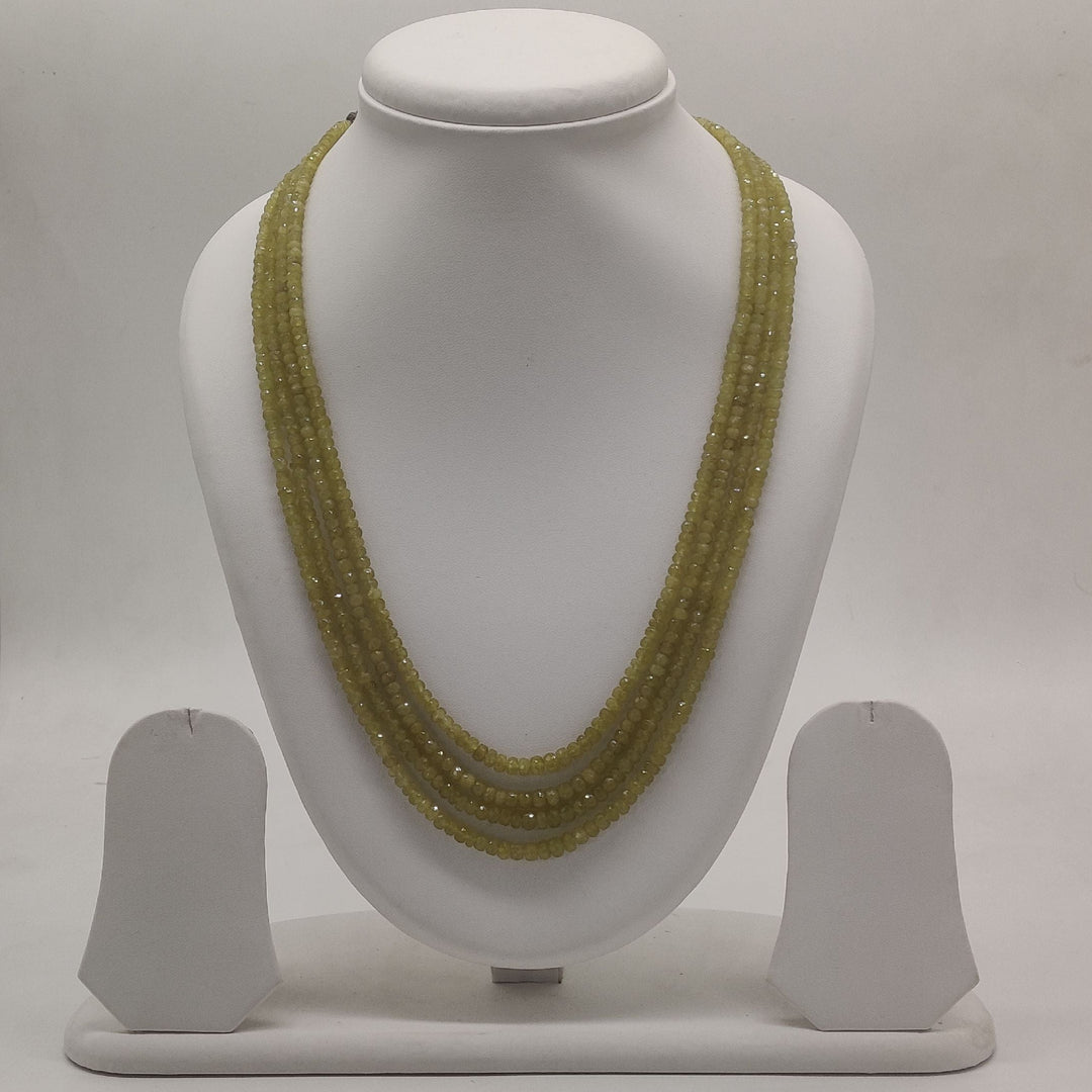 Sunbeam Elegance Yellow Gemstone Stone Necklace | SHOBITAM