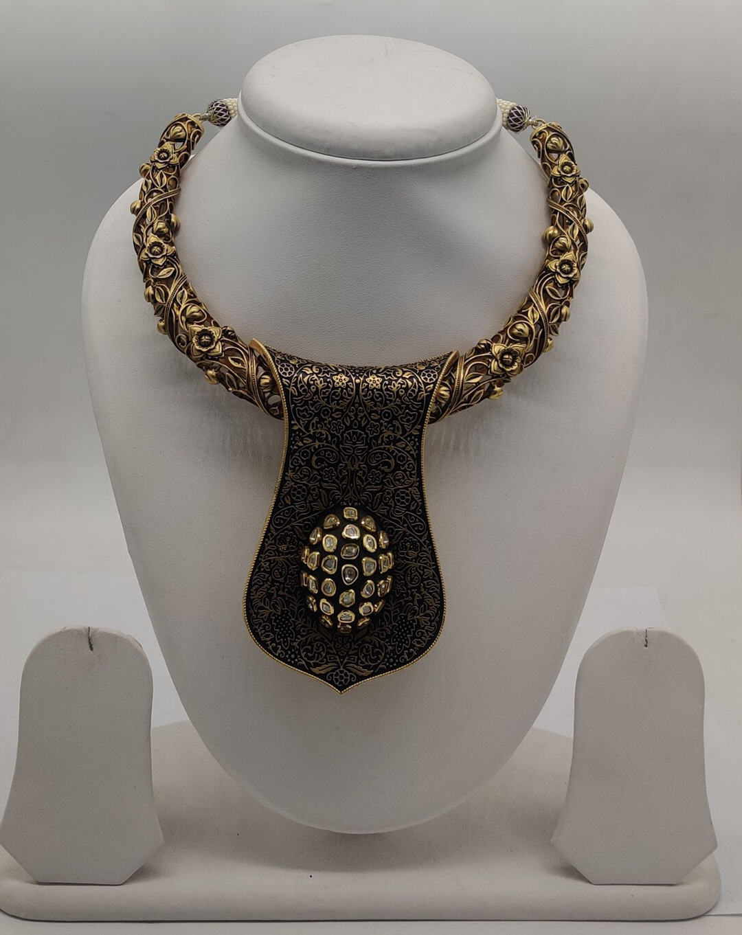 Antique Dull Polish Necklace | SHOBITAM
