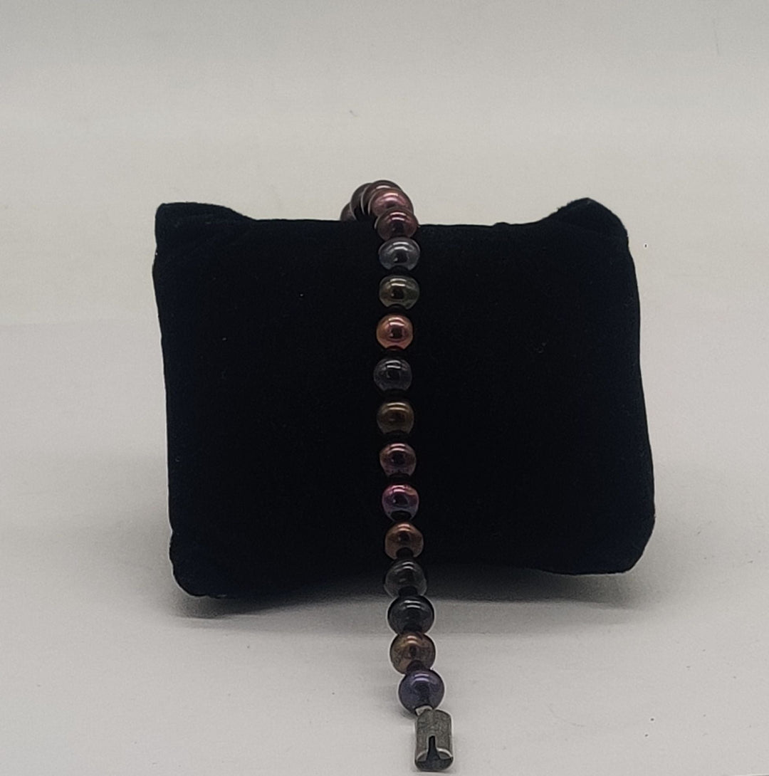 Multi-Tone Pearl Bracelet | SHOBITAM
