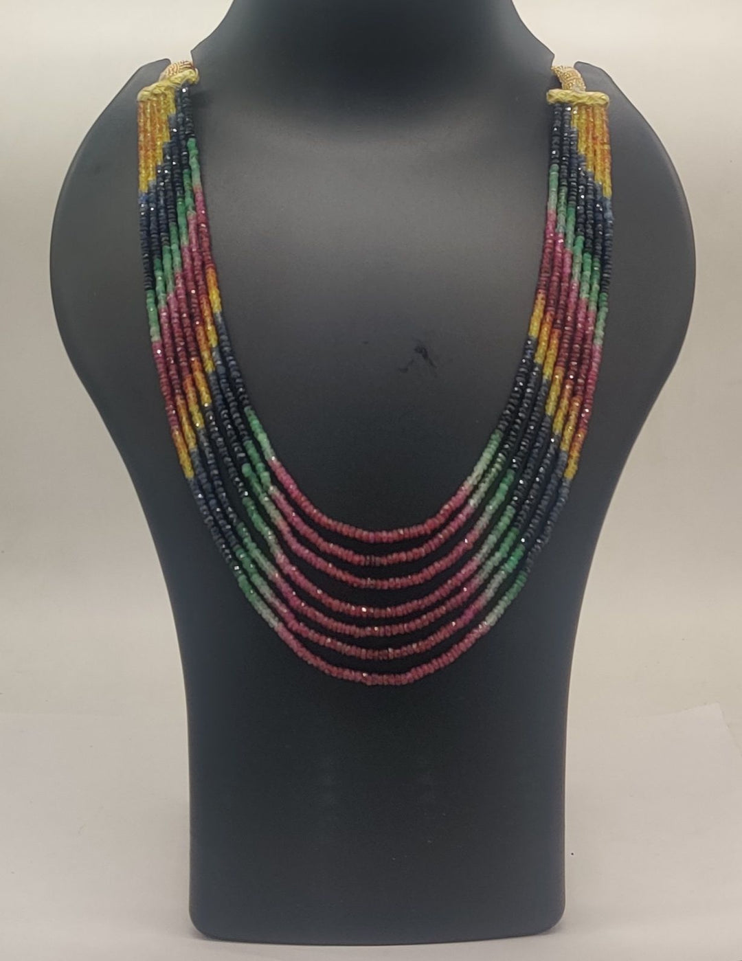 Kaleido Spark Multi-Strand Beaded Necklace